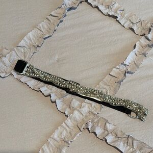 Express Silver and Black belt